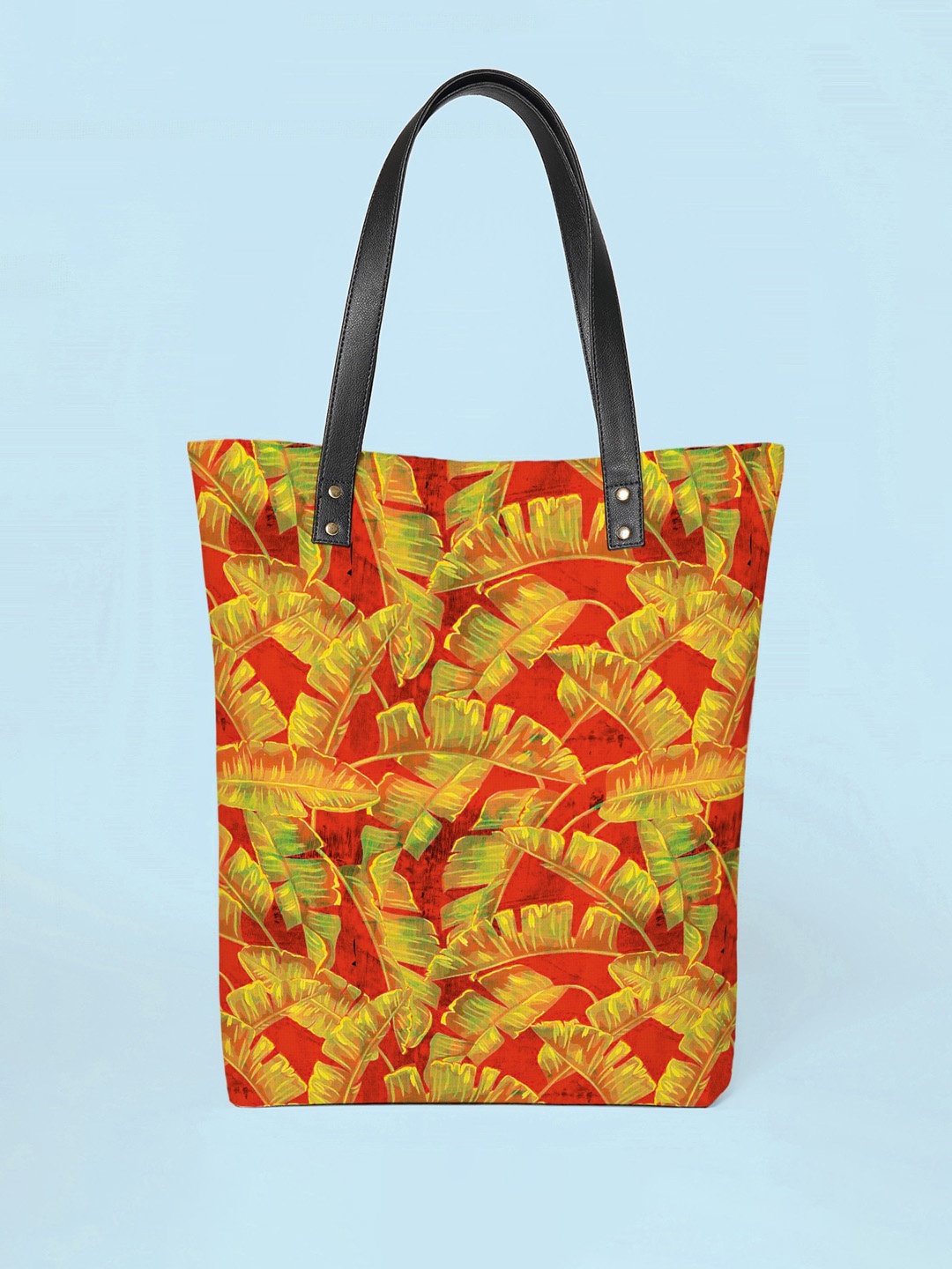 

Kalankit Printed Oversized Shopper Tote Bag, Red