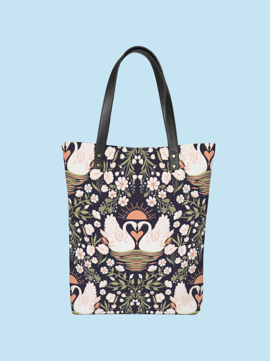 

Kalankit Printed Oversized Shopper Tote Bag Up to 16 inch, White