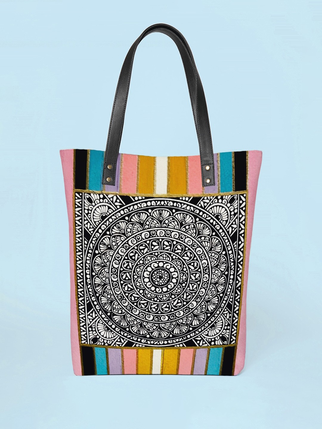 

Kalankit Floral Printed Shopper Tote Bag, Pink