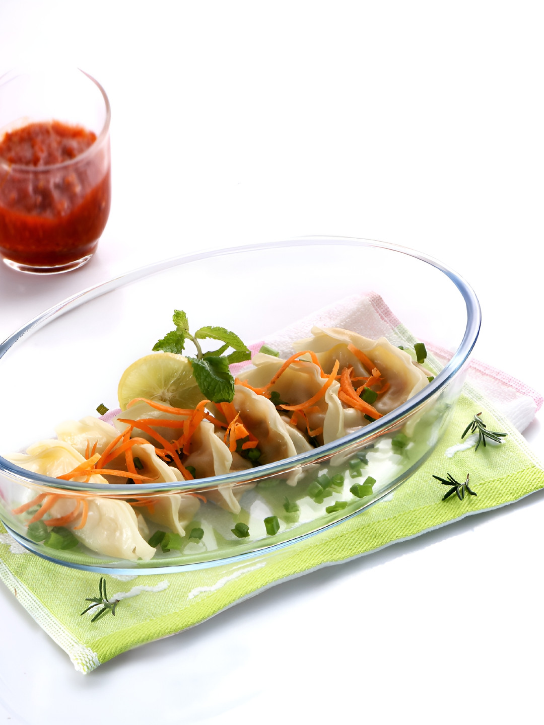 

Cello Cosmo Transparent Glass Oval Microwave & Refrigerator safe Glass Baking Dish 1.6L