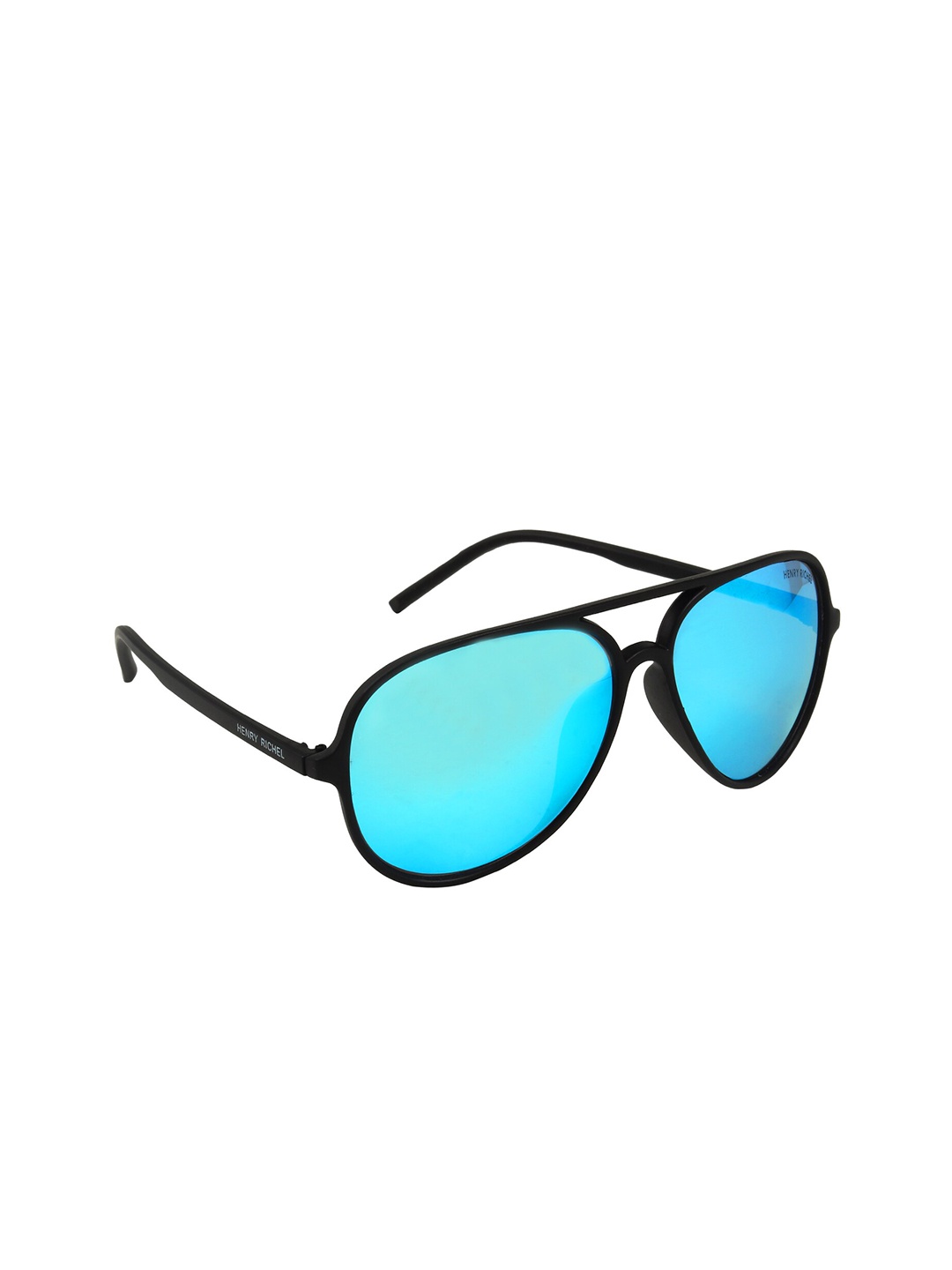 

HENRY RICHEL Unisex Aviator Sunglasses with UV Protected Lens 1113, Blue