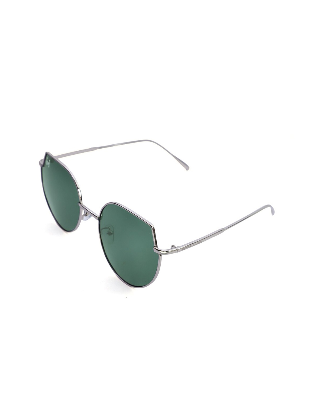 

HENRY RICHEL Unisex Round Sunglasses with UV Protected Lens 1149, Green