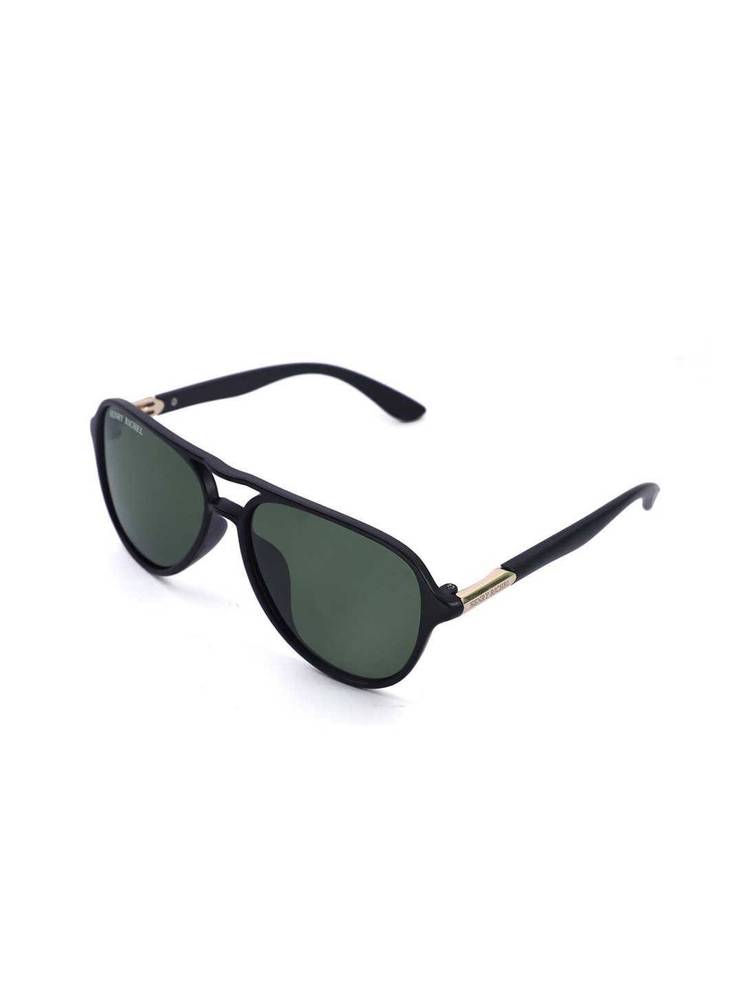 

HENRY RICHEL Unisex Aviator Sunglasses with UV Protected Lens 1159, Green