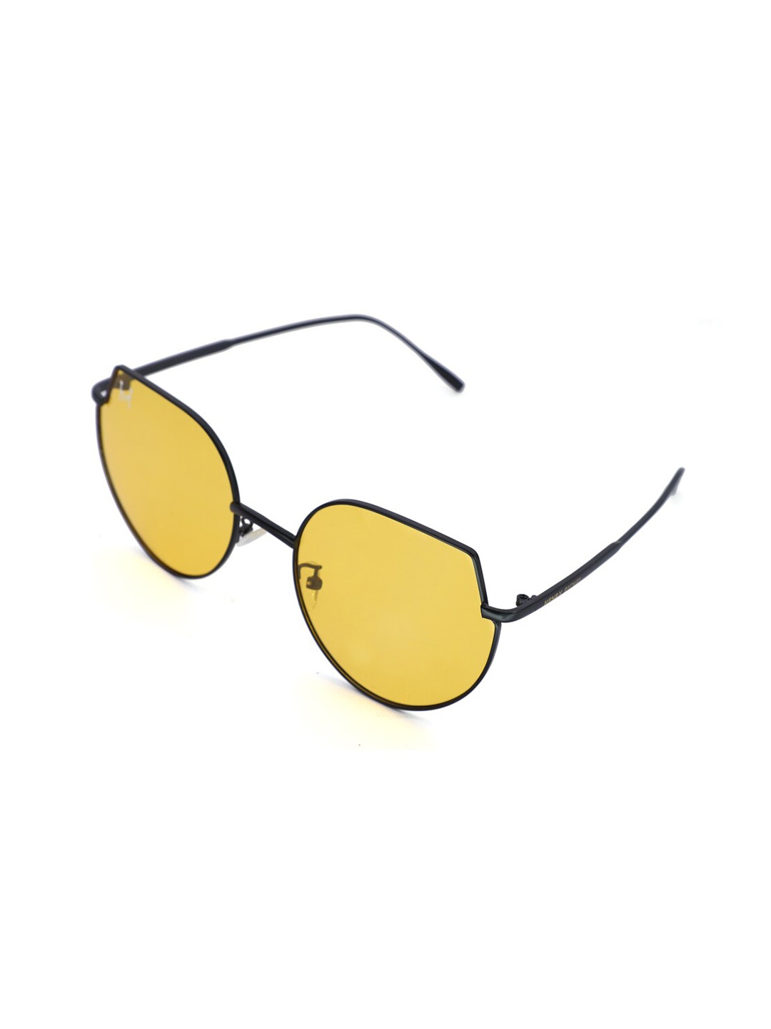 

HENRY RICHEL Unisex Round Sunglasses with UV Protected Lens 1153, Yellow
