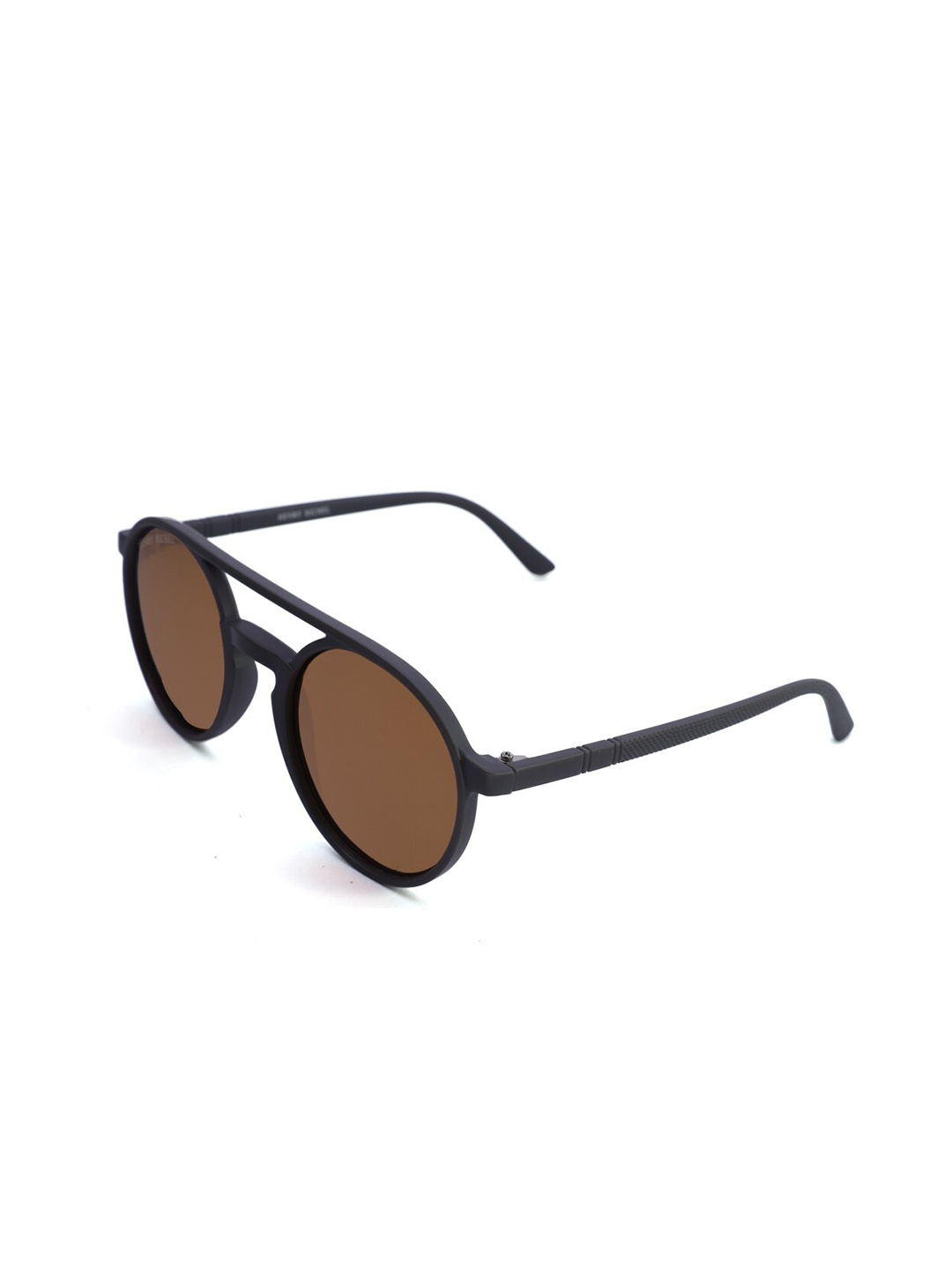 

HENRY RICHEL Unisex Round Sunglasses with UV Protected Lens 1156, Brown