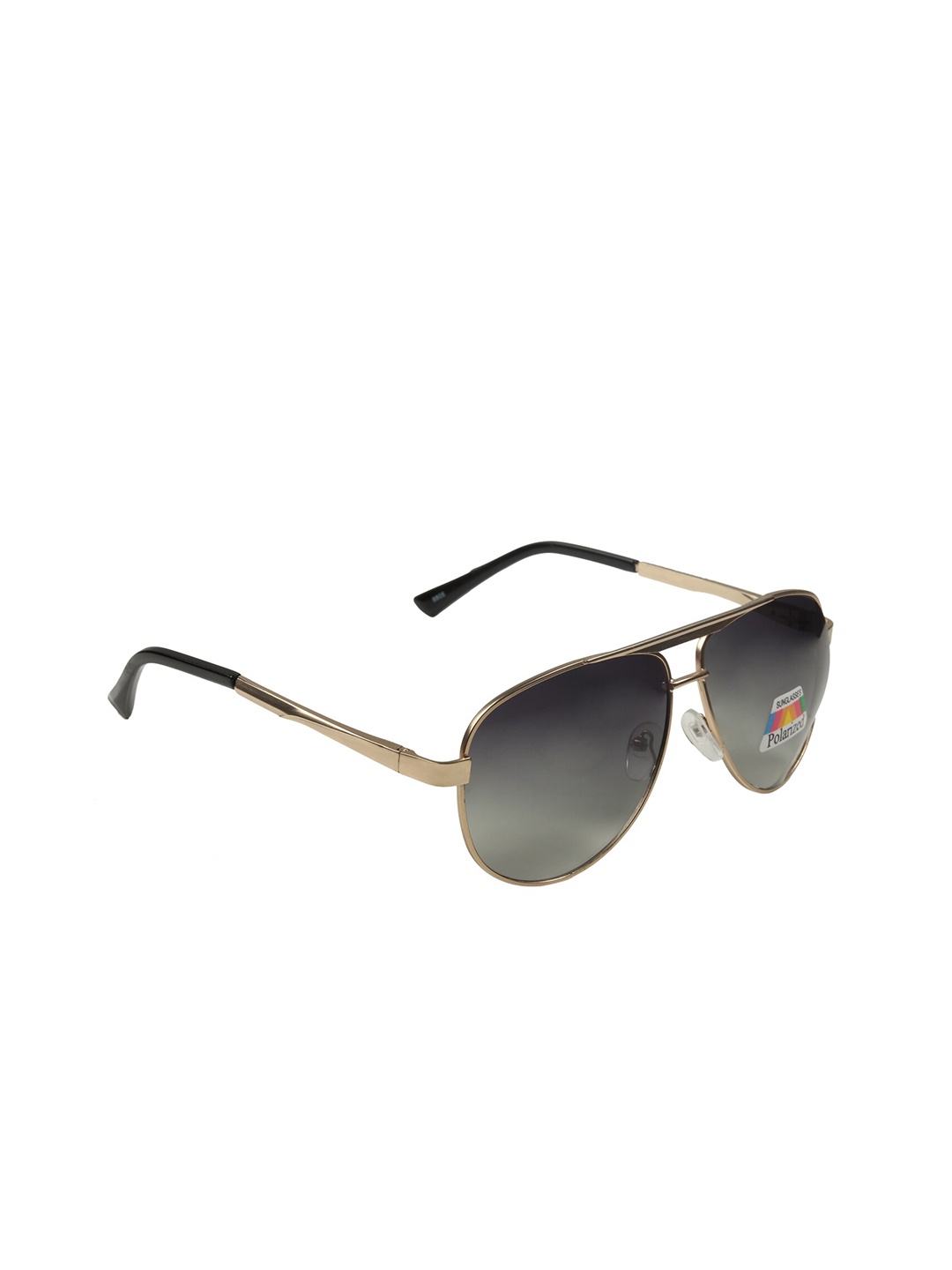 

HENRY RICHEL Unisex Aviator Sunglasses with UV Protected Lens 1147, Black
