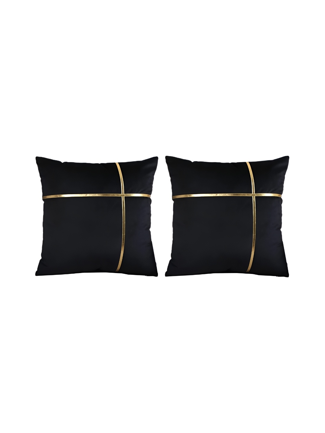 

BIRD WING Black 2 Pieces Rectangle Cushion Covers