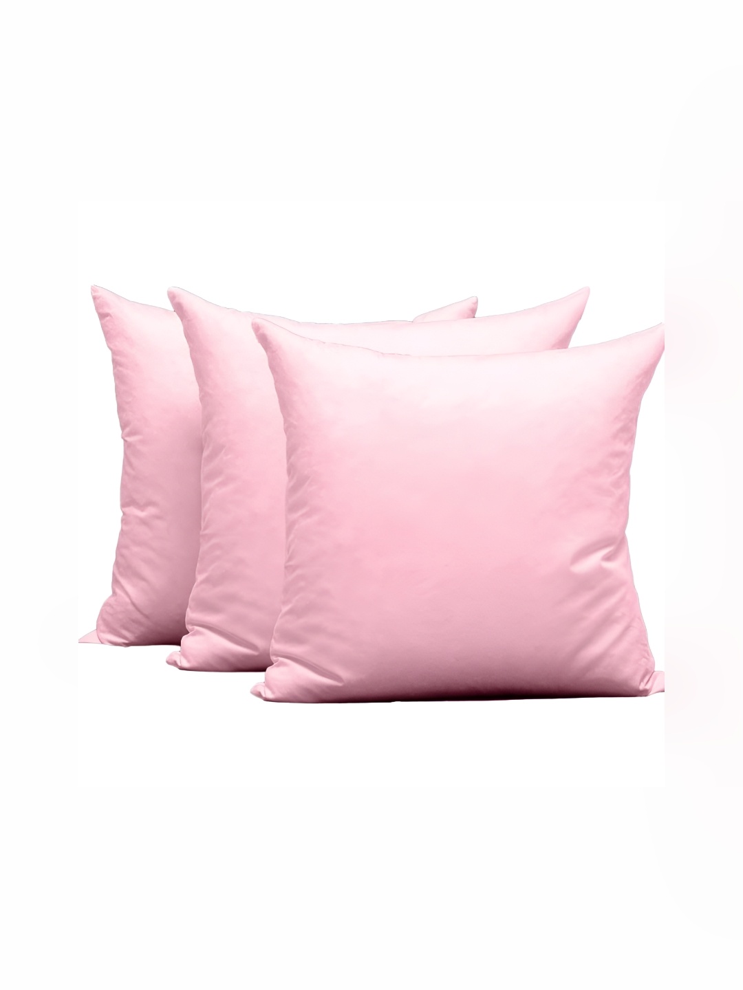 

BIRD WING Pink 3 Pieces Cotton Square Cushion Covers