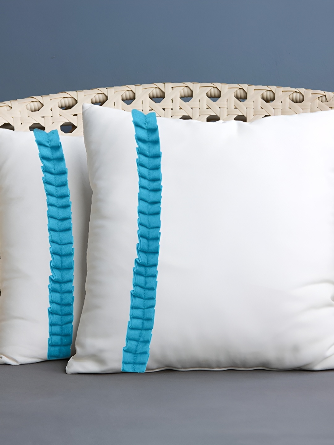 

BIRD WING White Cotton Rectangle Cushion Cover