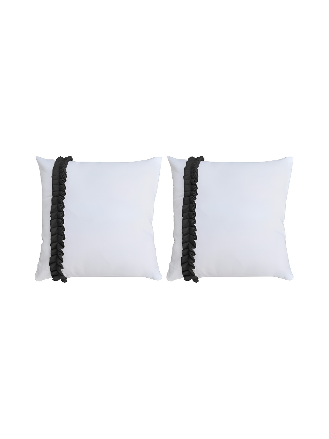 

BIRD WING Black 2 Pieces Square Cushion Covers