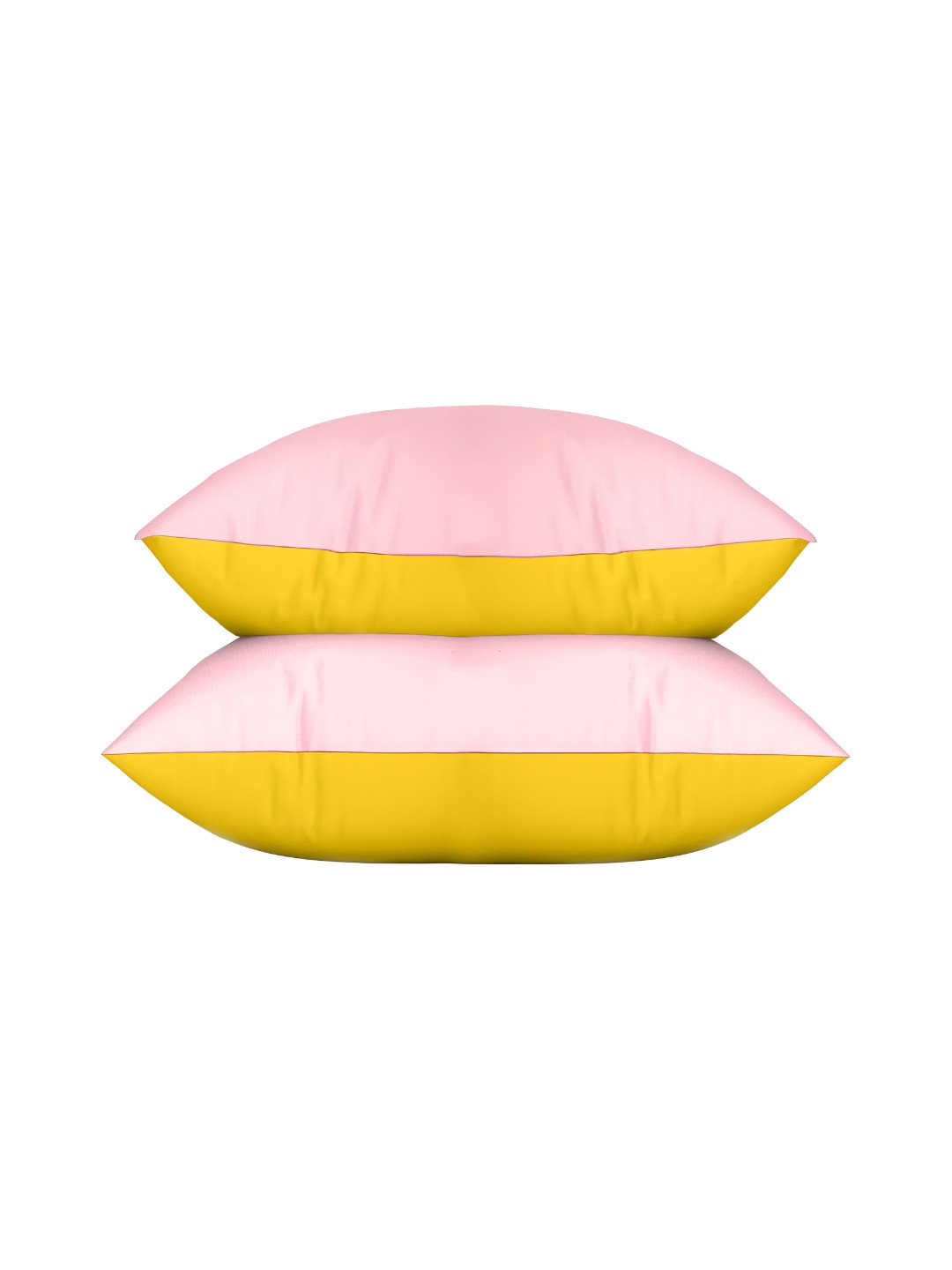 

BIRD WING Yellow Pink 2 Pieces Rectangle Cushion Covers