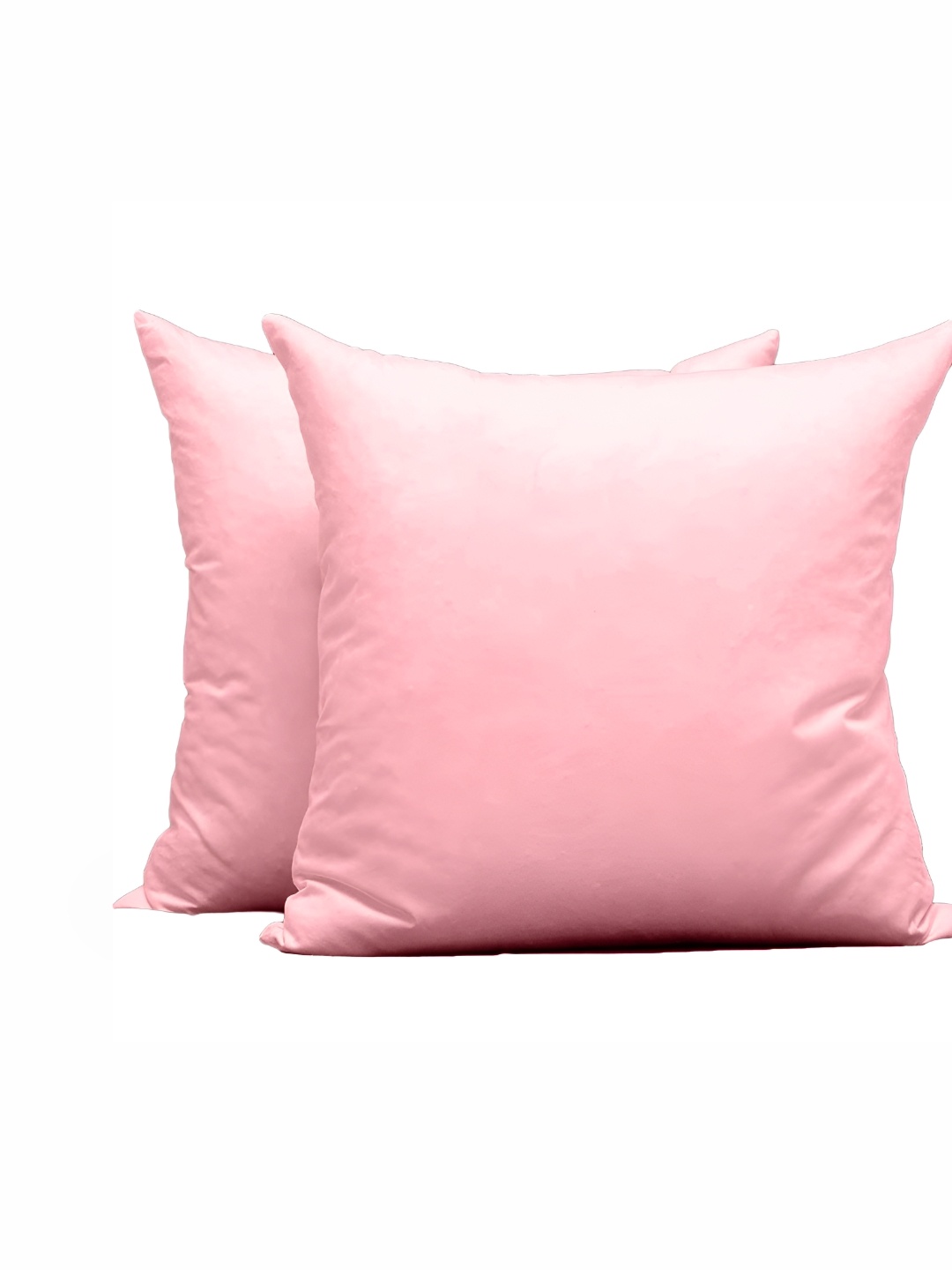 

BIRD WING Pink Cotton Square Cushion Cover