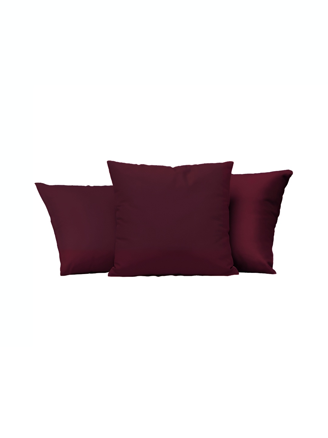 

BIRD WING Maroon 3 Pcs Square Cushion Covers
