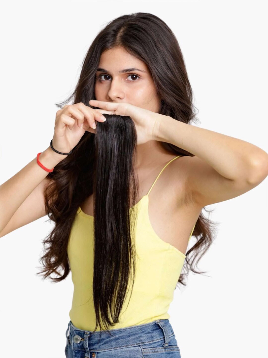 

Krelin Side Clip Straight Hair Extension - Black