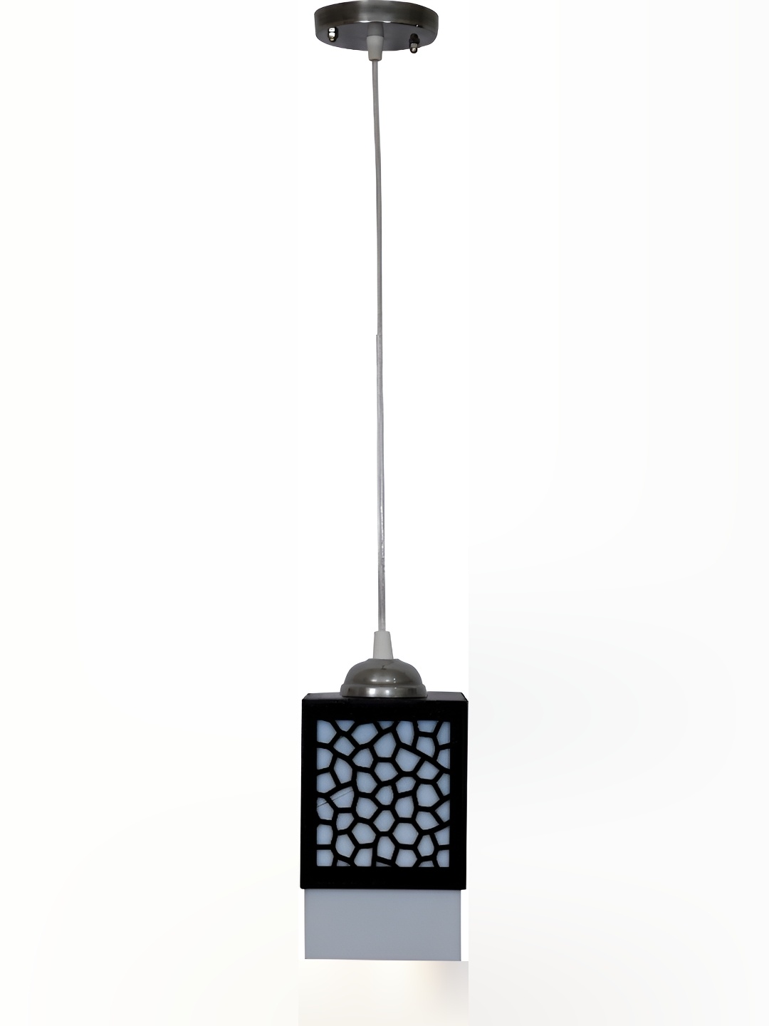 

1ST TIME Black & Blue Textured Wooden Ceiling Lamp