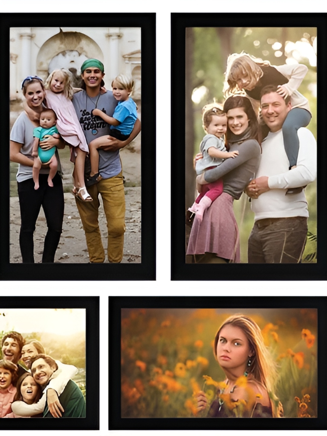 

Stuthi Arts Black 10 Pieces Wooden Wall Photo Frames