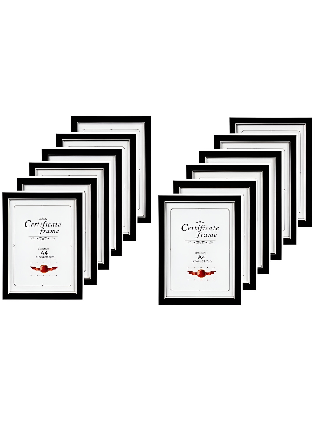 

Stuthi Arts Black 12 Pieces Wooden Wall Photo Frames