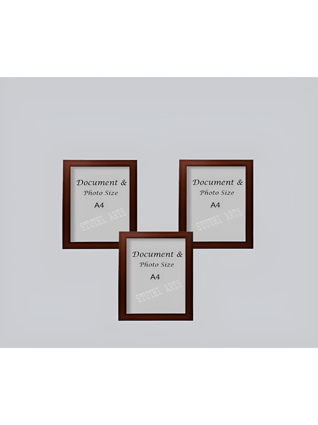 

Stuthi Arts Brown 2 to 4 Pieces Wood Wall Photo Frames