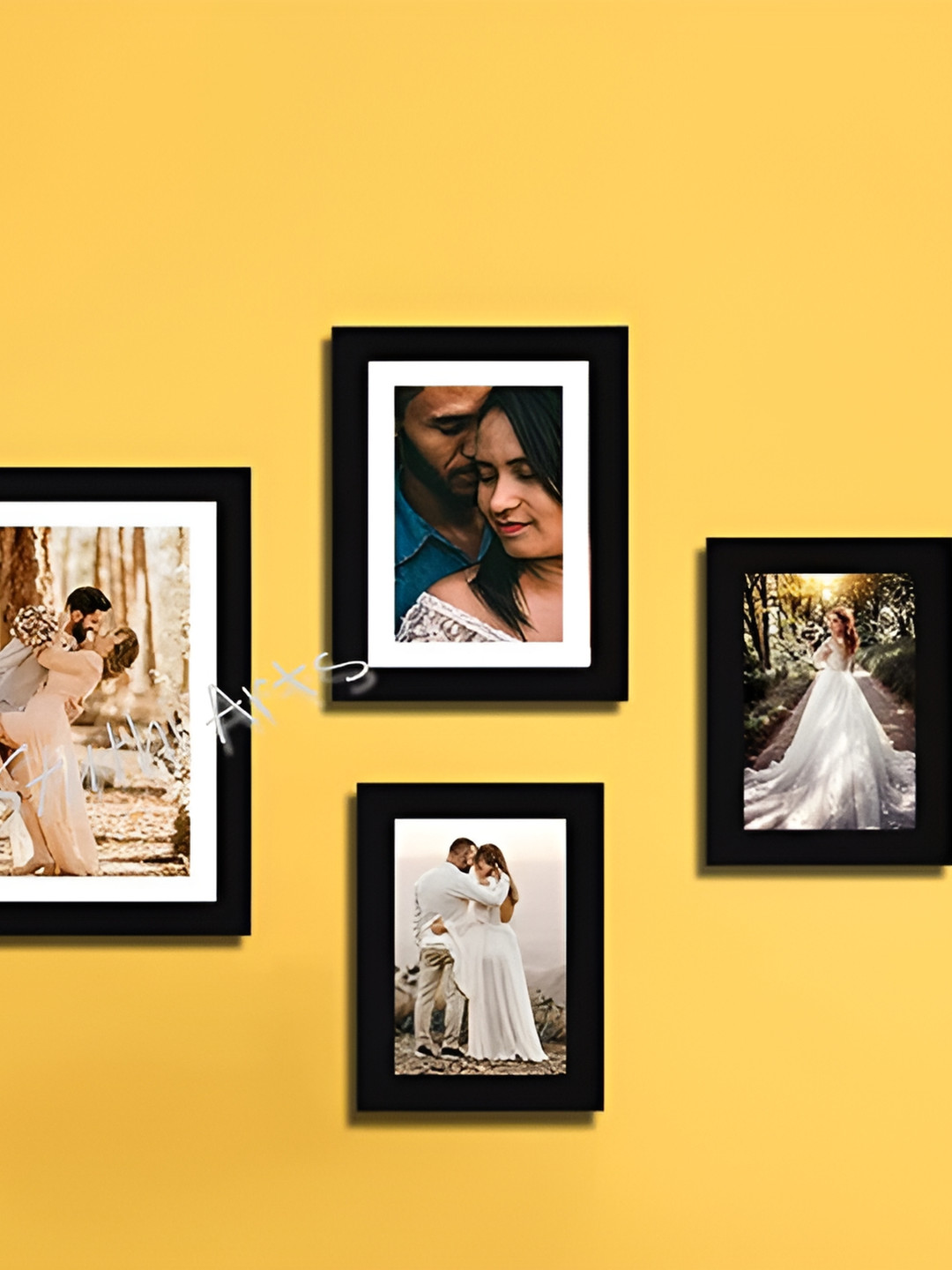 

Stuthi Arts Black 5 to 7 Pieces Wood Wall Photo Frames