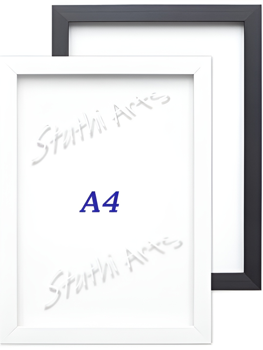 

Stuthi Arts White 2 Pieces Wood Wall Photo Frames