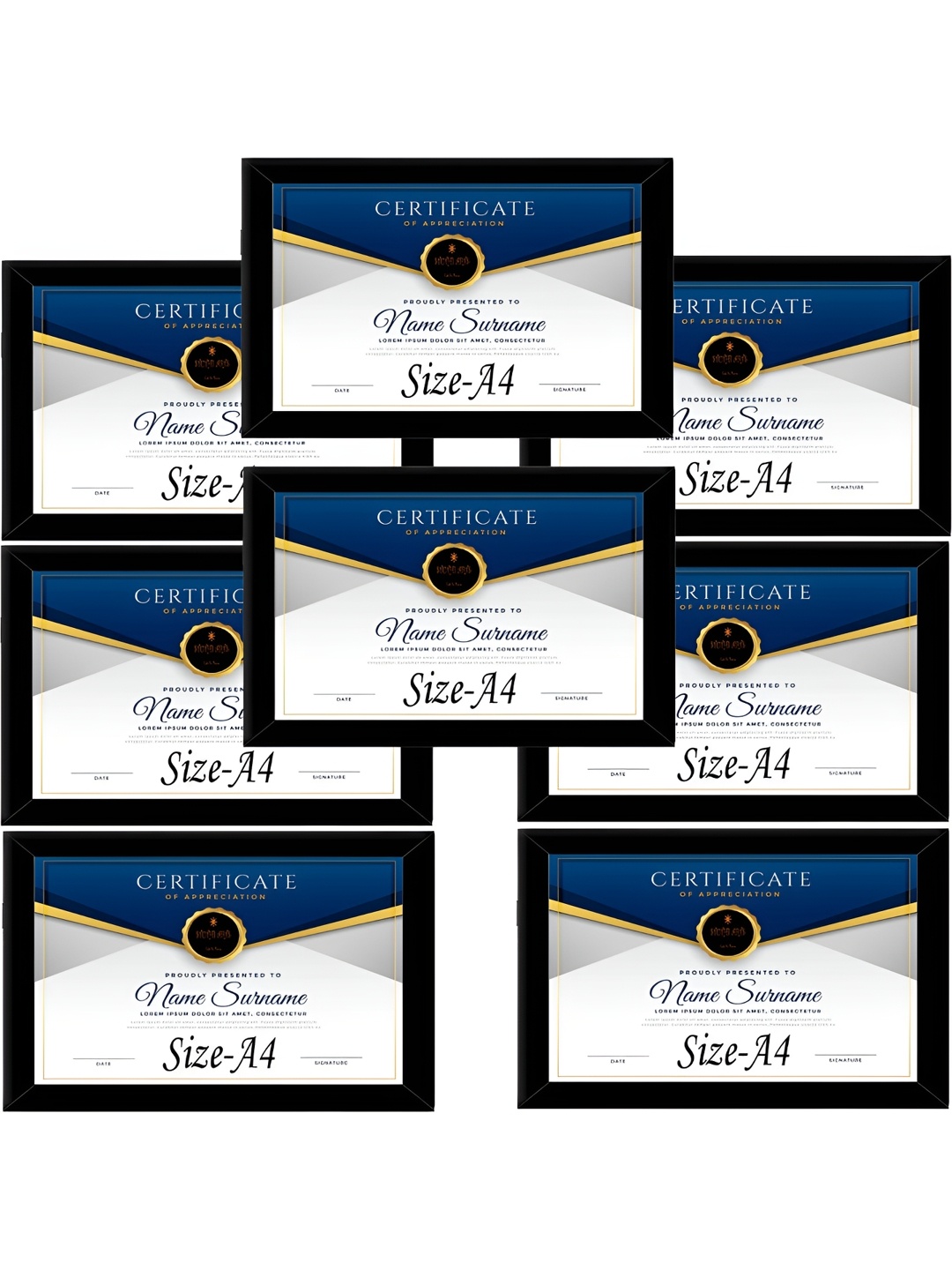 

Stuthi Arts Black 8 to 12 Pieces Wood Wall Photo Frames