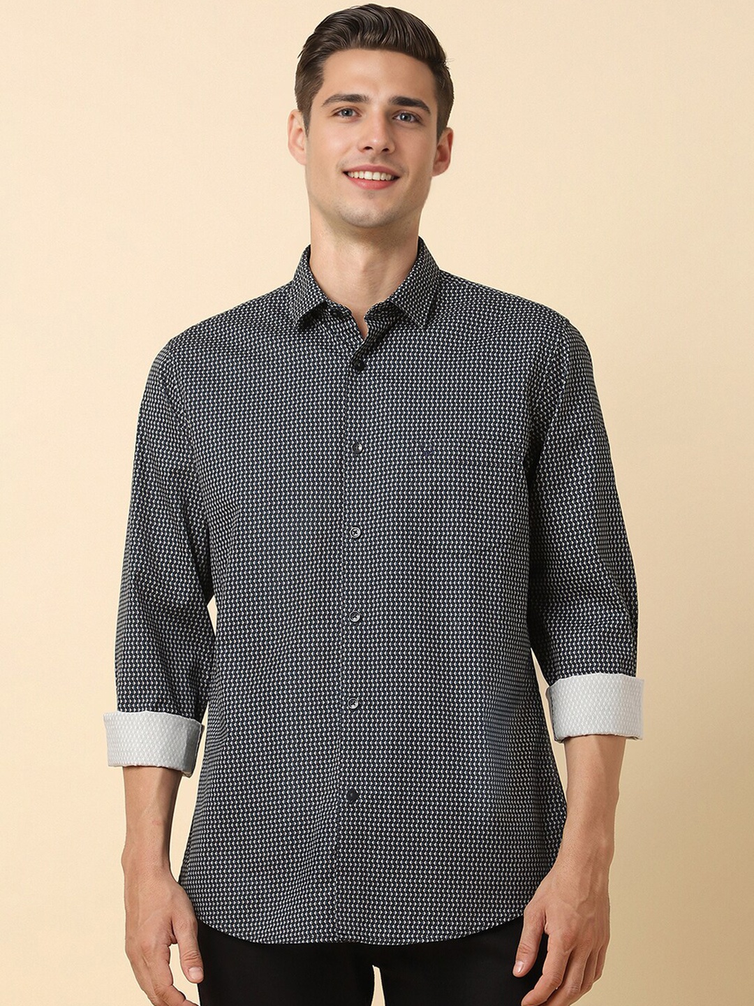

Allen Solly Slim Fit Opaque Printed Casual Shirt, Multi