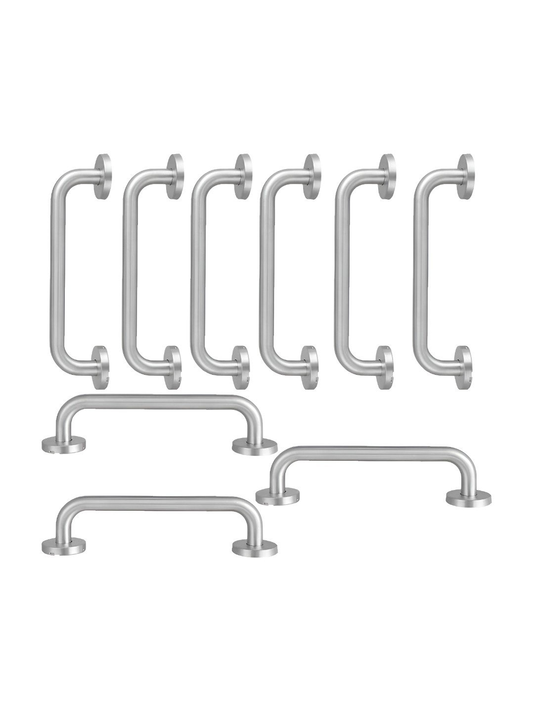 

MLD Steel 9 pieces Solid Stainless Steel Towel Holders
