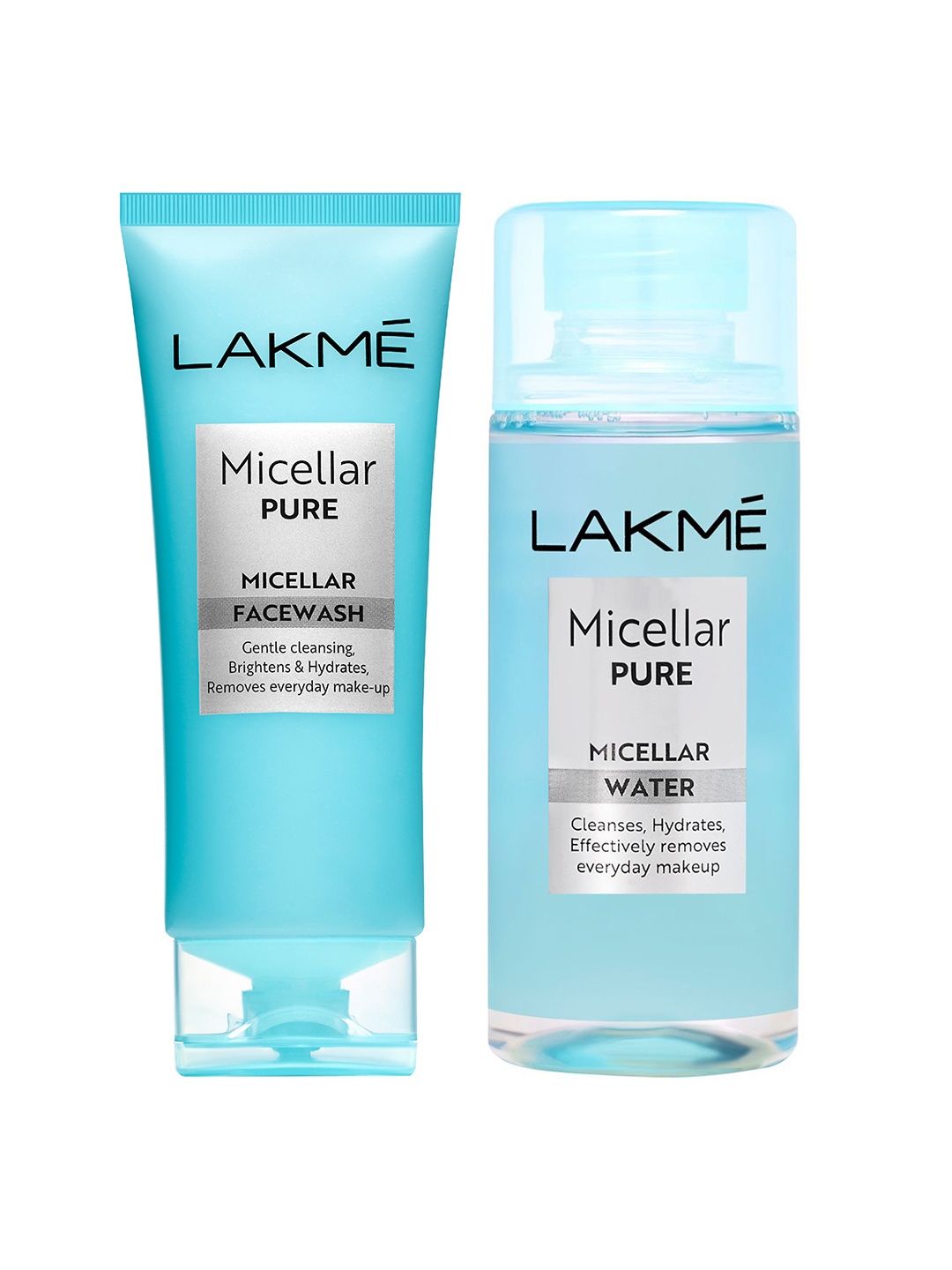

Lakme Set of Micellar Pure Water - 200 ml & Face Wash - 100 g, Blue