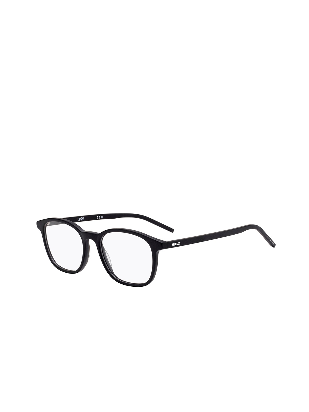 

HUGO Men Rectangle Sunglasses with UV Protected Lens 1022580035118, Transparent