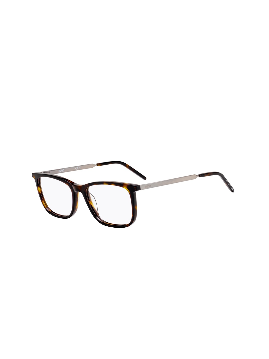 

HUGO Men Rectangle Sunglasses with UV Protected Lens 1015650865217, Transparent