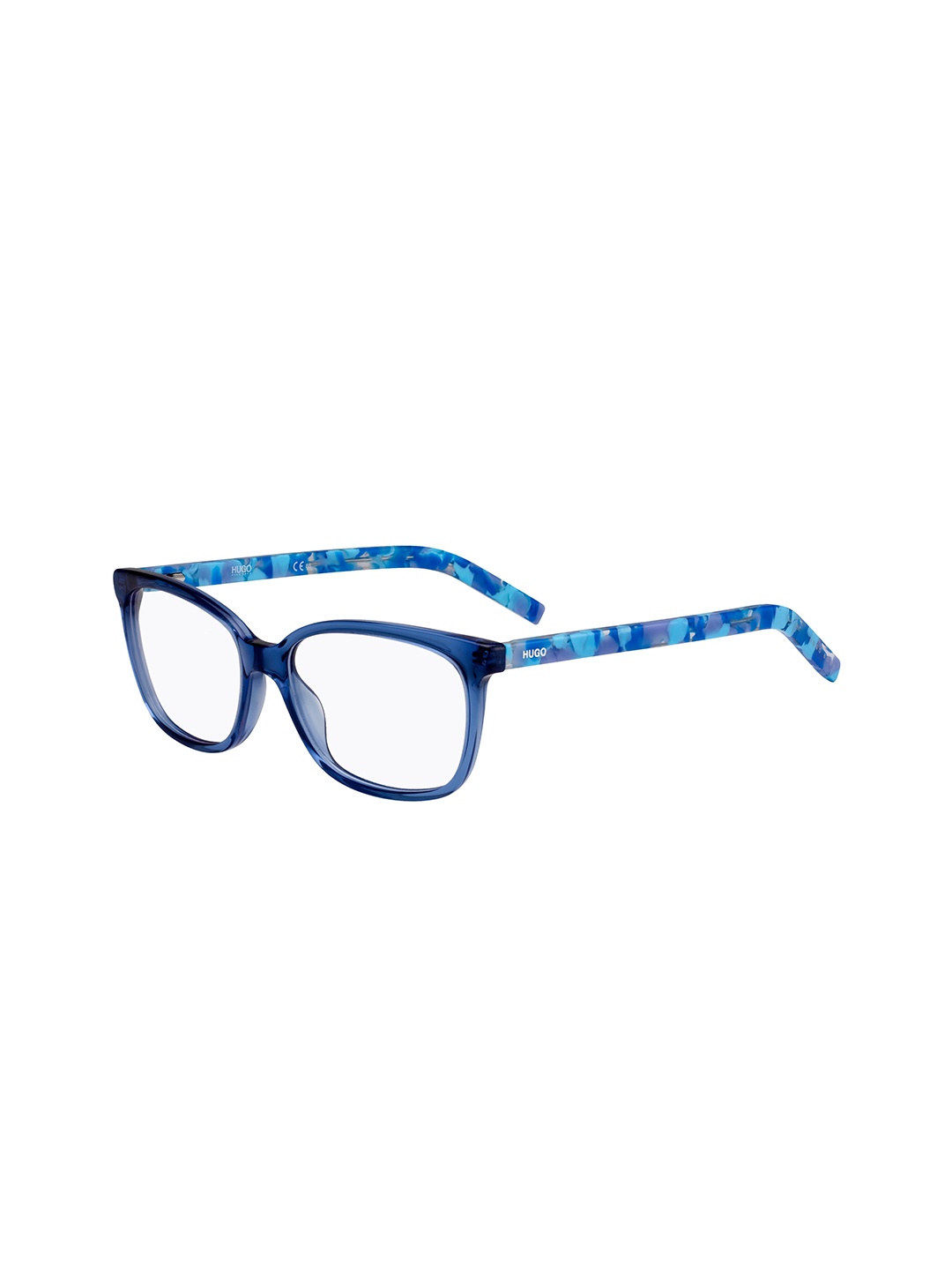 

HUGO Women Rectangle Sunglasses with UV Protected Lens 101716JBW5316, White