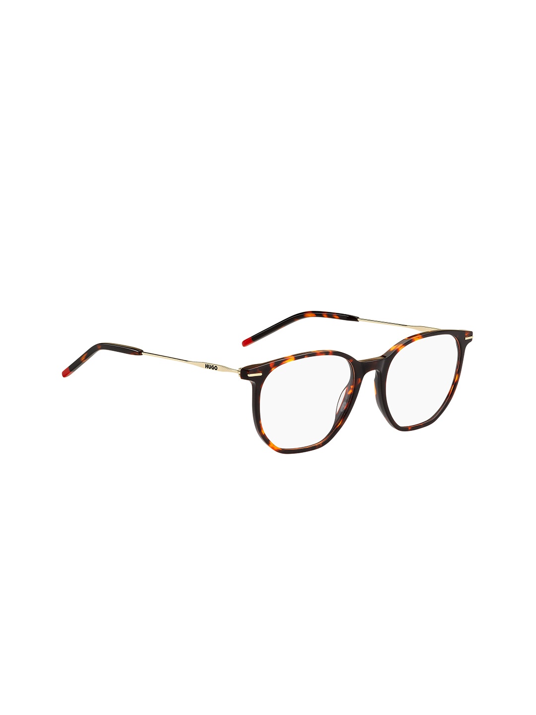 

HUGO Women Rectangle Sunglasses with UV Protected Lens 1066180865117, Brown