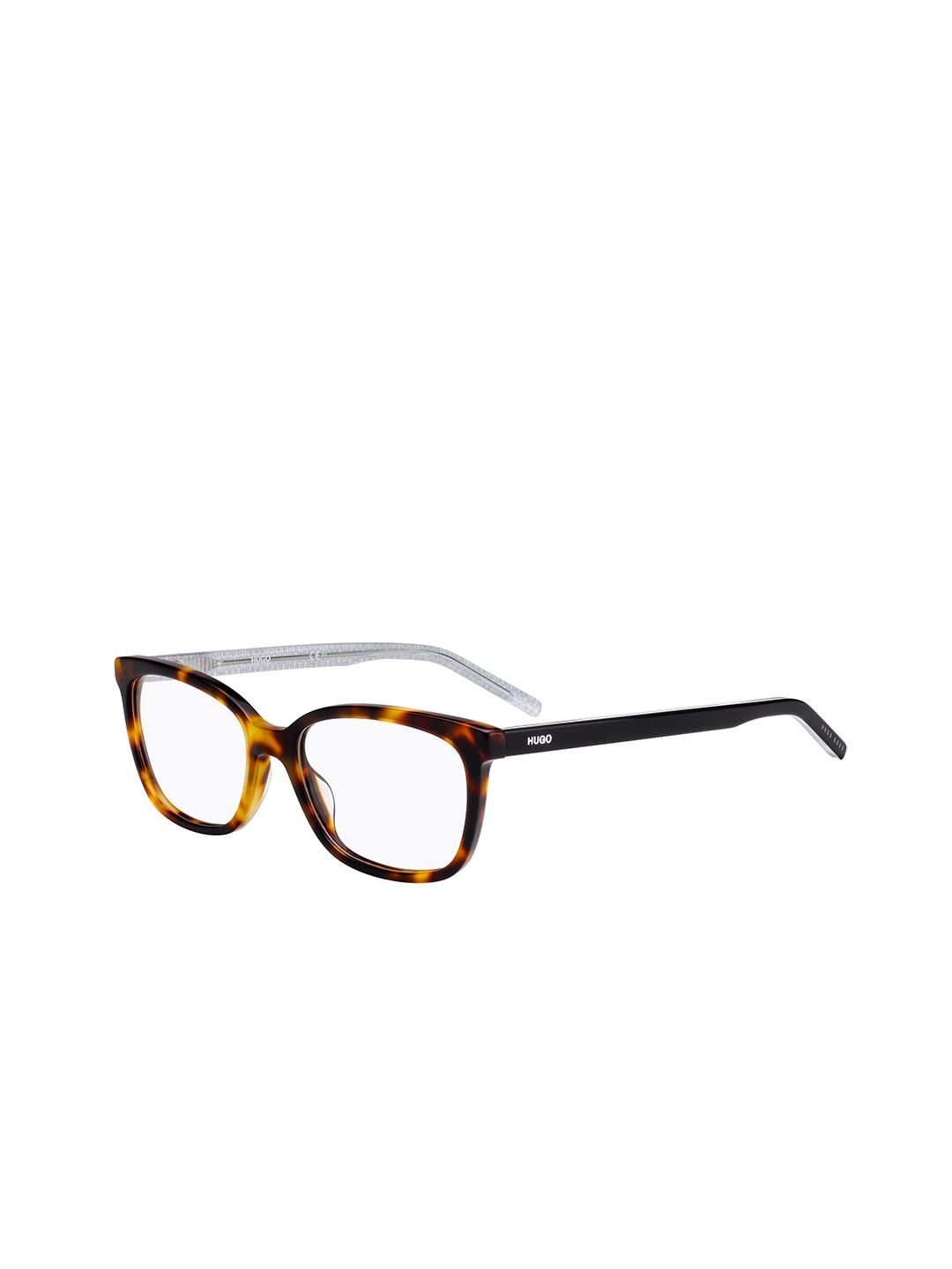 

HUGO Women Rectangle Sunglasses with UV Protected Lens 1016190865317, Transparent