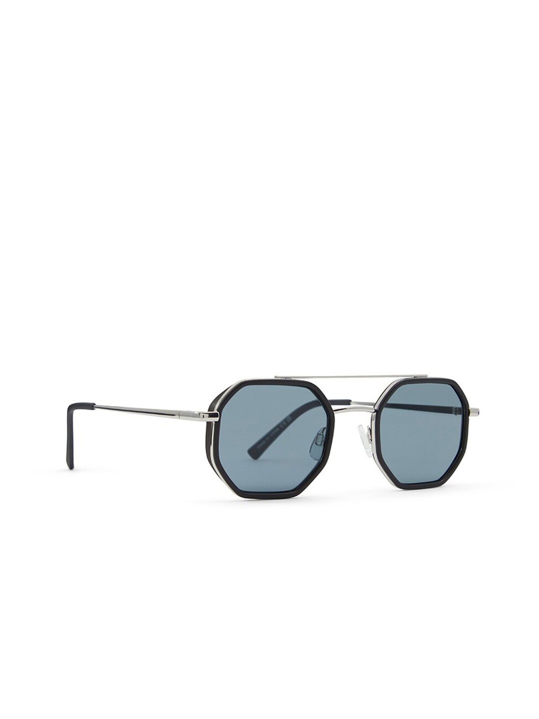 

ALDO Men Square Sunglasses CILID001, Black