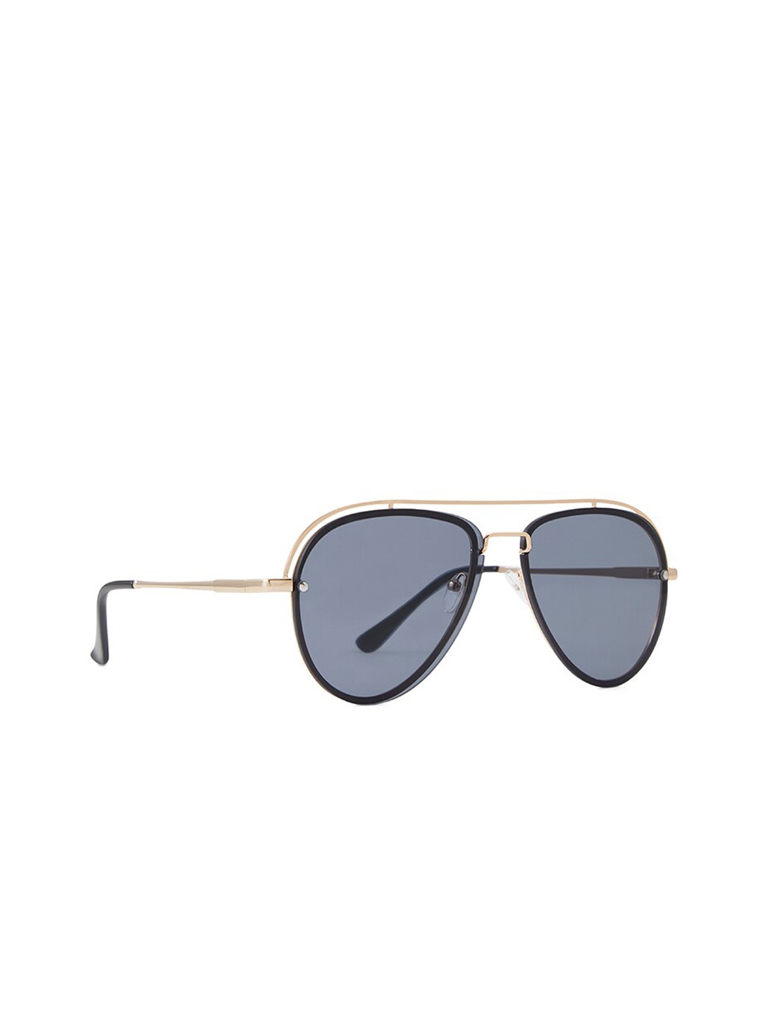 

ALDO Men Aviator Sunglasses AREAVIA001, Black