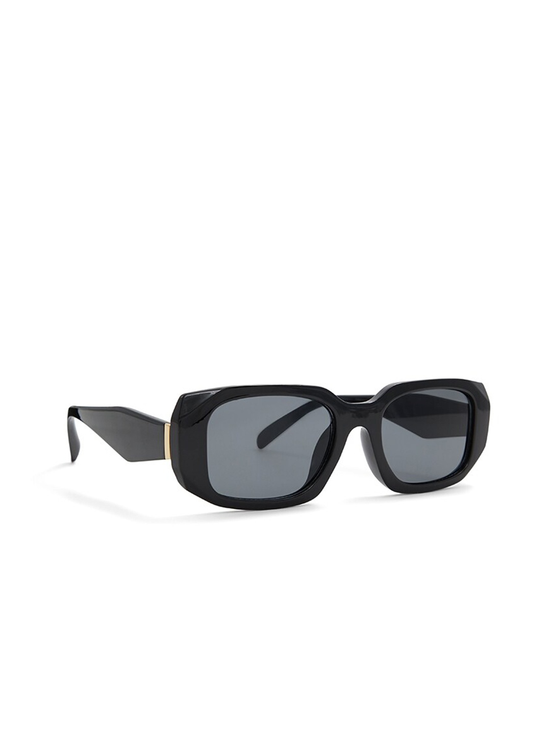 

ALDO Women Rectangle Sunglasses MIRORENAD001, Black