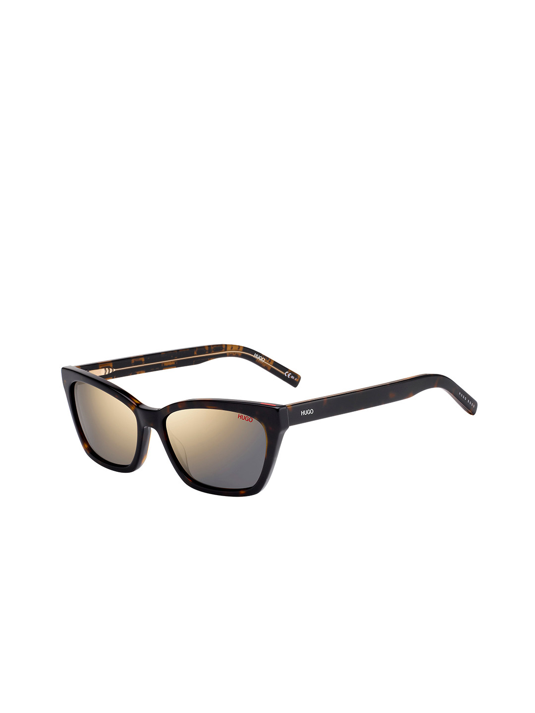 

HUGO Women Cateye Sunglasses with UV Protected Lens 2029461NR56JO, Grey