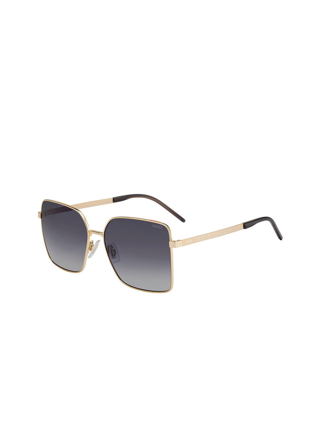 

HUGO Women Square Sunglasses with UV Protected Lens 203016000599O, Grey