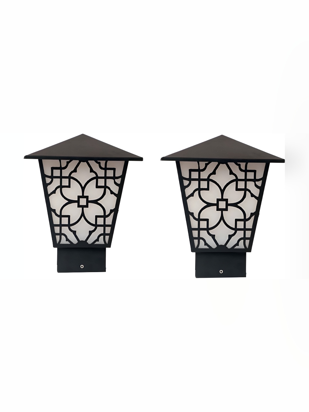

DENICRAAS Black & White Textured Iron Contemporary Ceiling Lamp