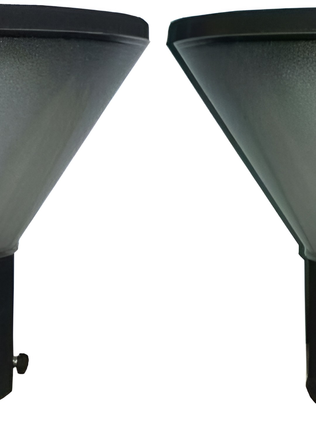 

DENICRAAS Black 2 Pieces Gate Light Out Door Lamps
