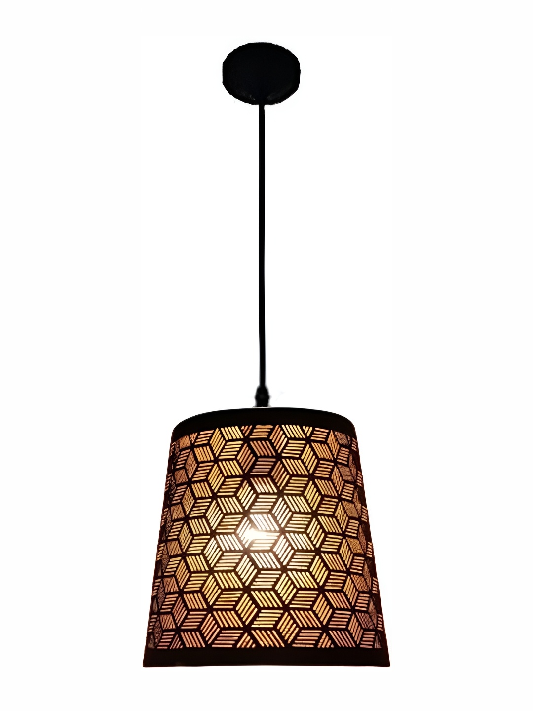 

DENICRAAS Black Textured Hanging Ceiling Lamp