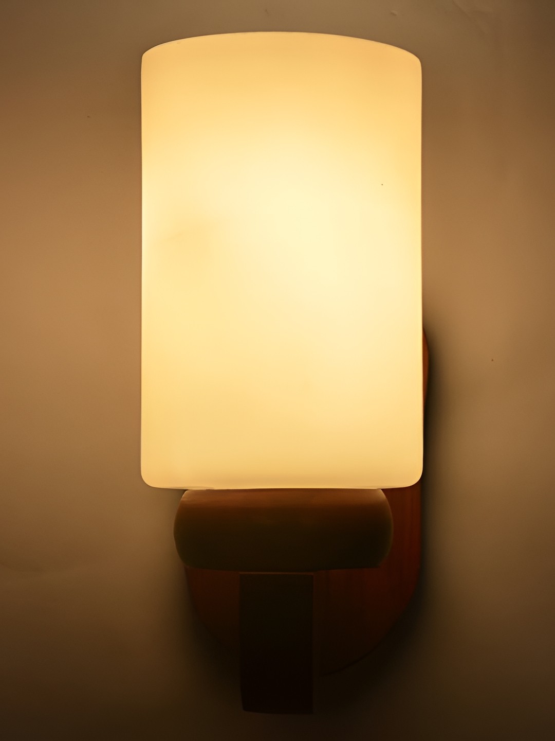 

1ST TIME White Glass Traditional Rectangle Shaped Wall Lamp