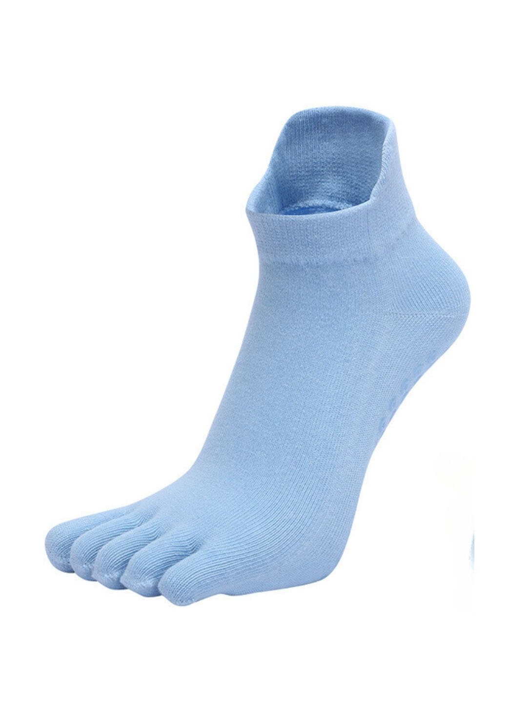 

BAESD Women Non-Slip Grips Anti Slip Ankle Length Yoga Socks, Blue