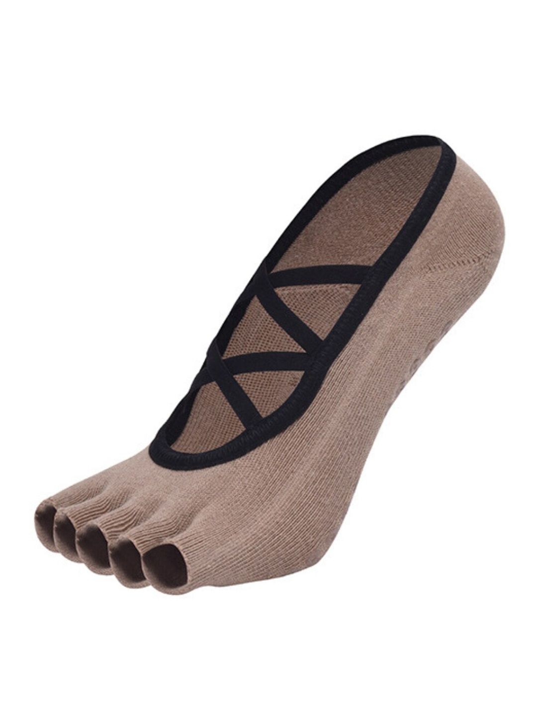 

BAESD Women Non-Slip Grips Anti Slip Shoe Liners Yoga Shoes, Brown