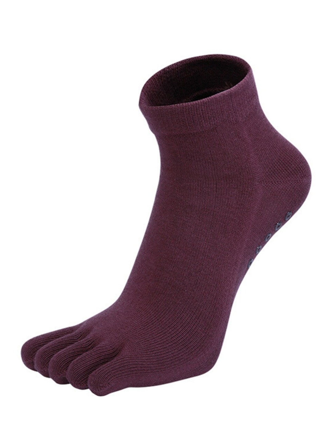 

BAESD Women Non-Slip Grips Ankle-Length Yoga Socks, Violet