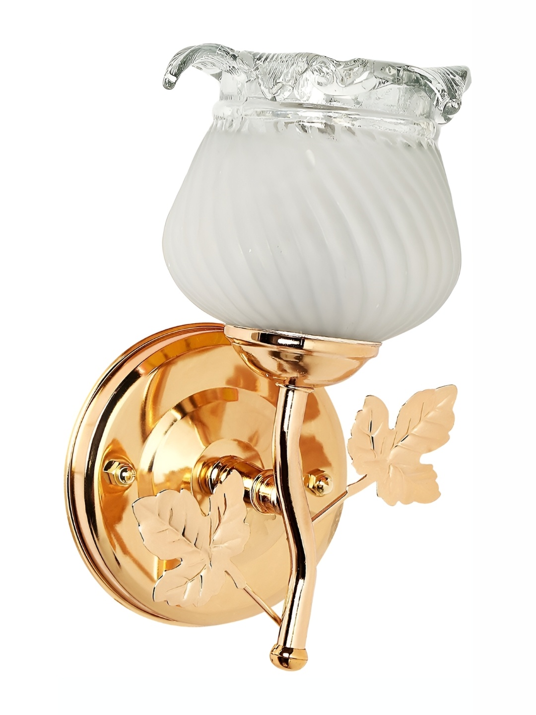 

1ST TIME White & Beige Textured Glass Contemporary Abstract Shaped Wall Lamp