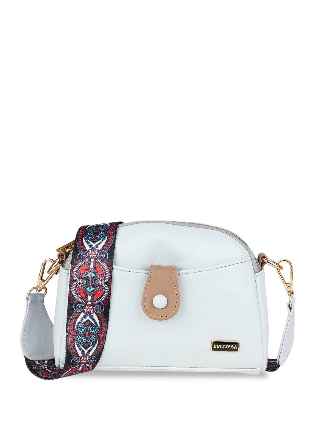 

Bellissa PU Structured Sling Bag, Green