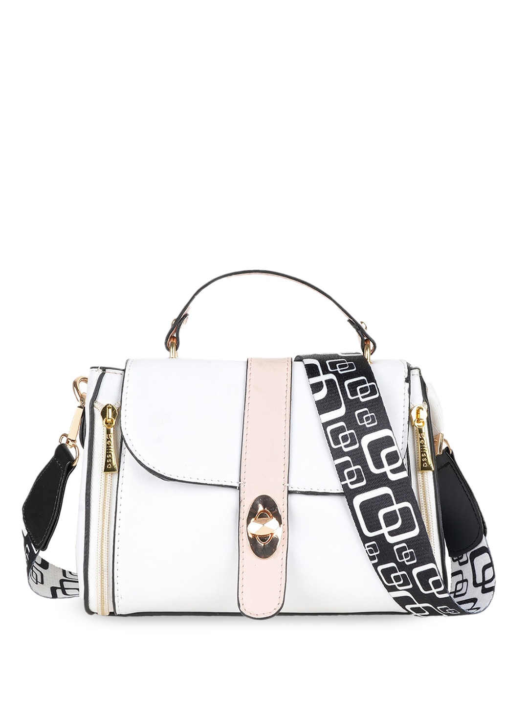 

Bellissa Structured Handheld Bag, White