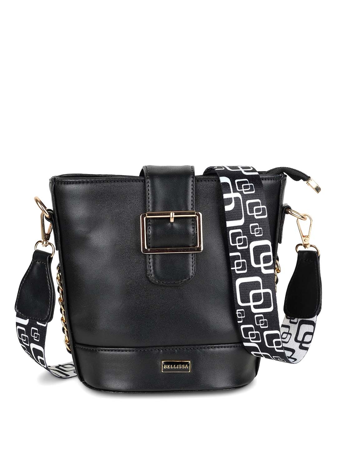 

Bellissa Structured Sling Bag, Black