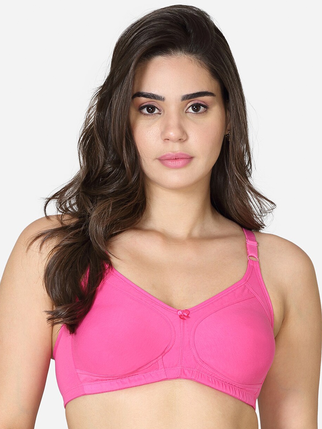 

VStar Full Coverage Non Padded Everyday Bra With All Day Comfort, Pink